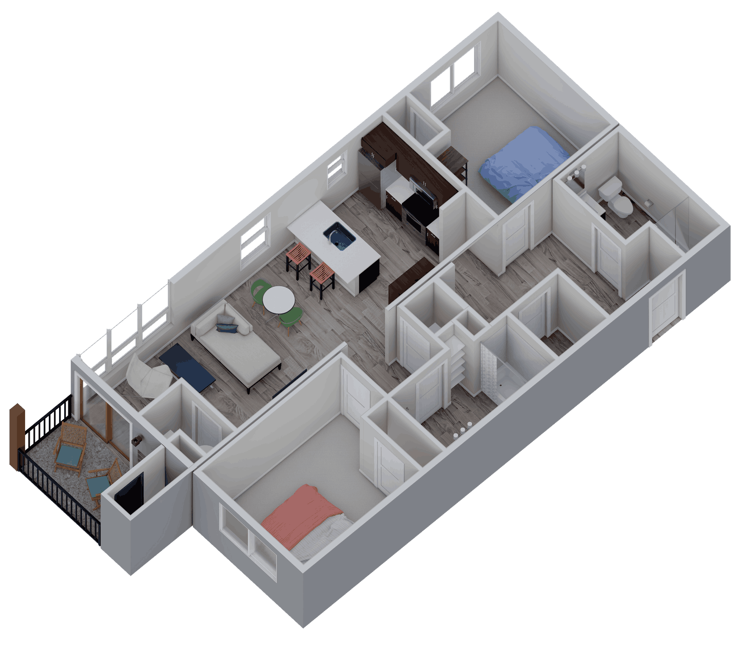 A2-2-3d-floorplan - Timber Ridge Village