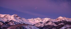 Winter Mountain Sky